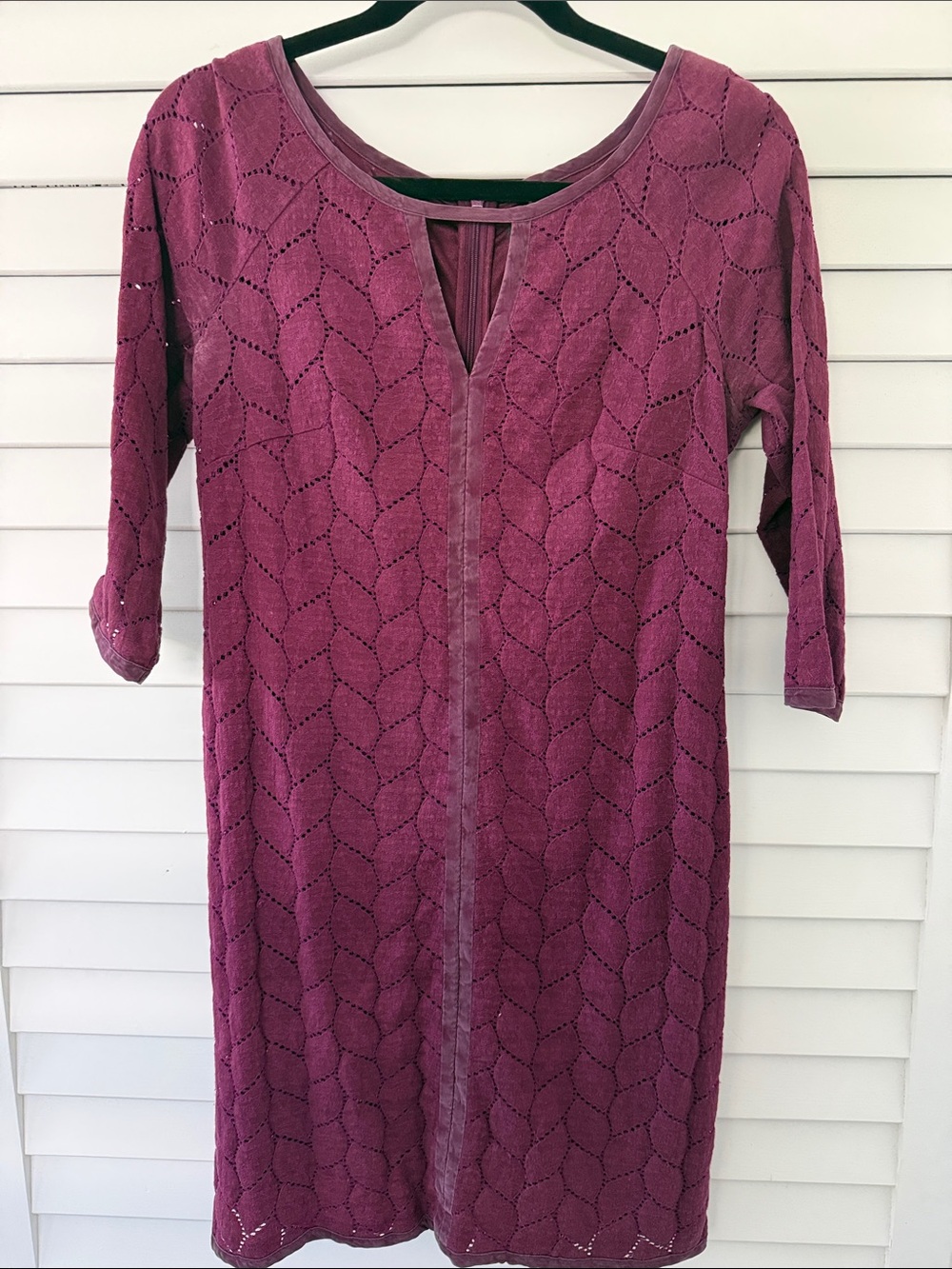 Laundry By Shelli Segal Plum Knit Top